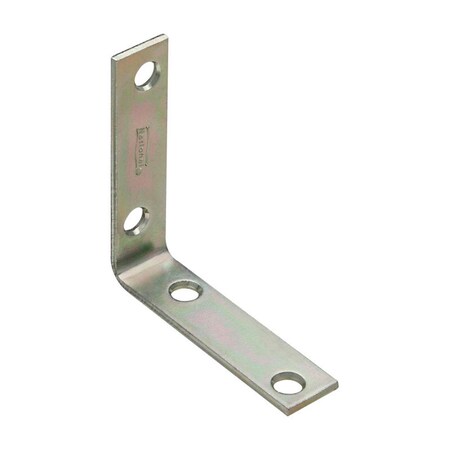 National Mfg Sales 2.5 x 0.62 in. Inside Corner Steel Brace, Zinc Plated 5703996
